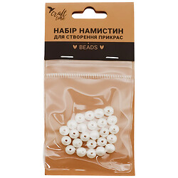 Набір намистин для створення прикрас Craft time, напівпрозорі, 8 мм, 25 шт