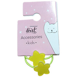 Набір резинок для волосся з декором "Зірка", 2 шт