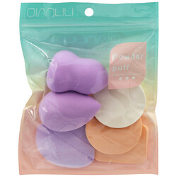 Набор спонжей для макияжа фигурных, 6 шт.