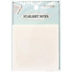 Набор стикеров для заметок квадратные блестящие, 75х75 мм, 50 шт.