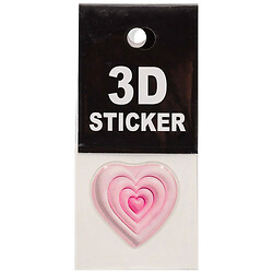 Наклейка объемная "Валентина", в ассортименте, 1 шт