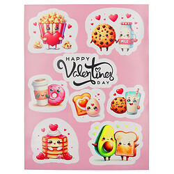 Наклейки тематические серия "Валентина", 2 средние