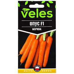 Семена Морковь ВЕЛЕС Опус F1, 3 г