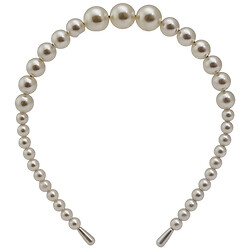 Обруч для волос декорирован бусинами