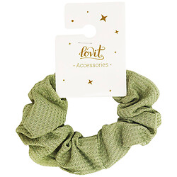 Резинка для волос текстильная объемная цветная