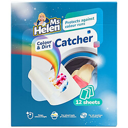 Салфетки-ловушки для цвета и грязи Ms Helen, 12 шт/уп