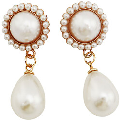 Серьги-гвоздочки женские с подвеской, бусинами