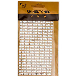 Стрази для декору клейкі Craft time кольорові, мікс