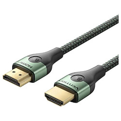 Кабель Vention ALOGH, HDMI, 2.0 м., Зелений