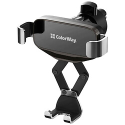 Тримач (Холдер) СolorWay Gravity Mechanical Car Mount CW-CHG18-BK, Чорний