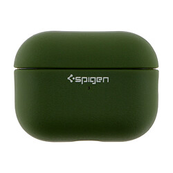 Чехол (накладка) Apple AirPods Pro 3, Spigen Leather Armor, Pitch Green, Зеленый