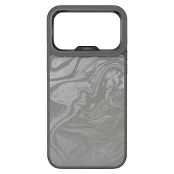 Чехол (накладка) Apple iPhone 17 Air, Kajsa Glamorous Fluid Art, MagSafe, Серый