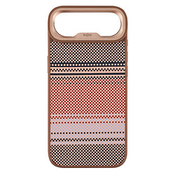 Чехол (накладка) Apple iPhone 17 Air, Kajsa Resort Gradient Stripe, MagSafe, Desert Gold, Золотой