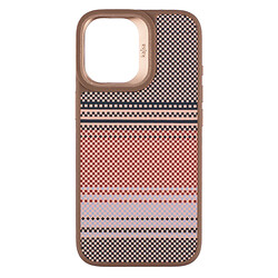 Чехол (накладка) Apple iPhone 17, Kajsa Resort Gradient Stripe, MagSafe, Desert Gold, Золотой