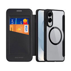 Чохол (книга) Samsung Galaxy S25 FE, Dux Ducis Skin X Pro, MagSafe, Чорний