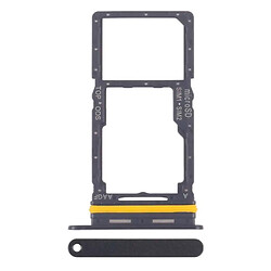 Утримувач SIM-картки Samsung A175 Galaxy A17 4G, З роз'ємом на карту пам'яті, Чорний