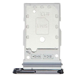 Держатель SIM-карты Samsung Galaxy S25, С разъемом на карту памяти, Черный