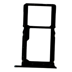 Утримувач SIM-картки ZTE Blade V50 Vita, З роз'ємом на карту пам'яті, Чорний