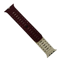 Ремешок Apple Watch 42 / Watch 44, Mountain Armor, Starlight-Wine Red, Бежевый