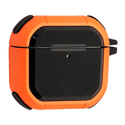 Чохол (накладка) Apple AirPods 3, Bodyguard, Black-Orange, Помаранчевий