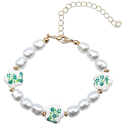 Браслет на руку женский с бусинами