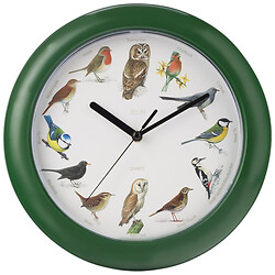Часы настенные круглые со звуком птичек
