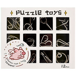 Гра-головоломка дитяча розвиваюча металева "Гачки"