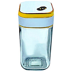 Емкость для специй стеклянная квадратная с крышкой