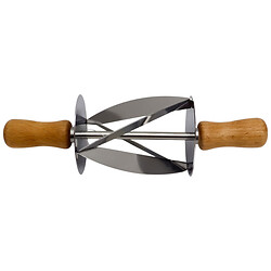 Качалка-ніж для круасанів деревина+метал