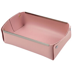 Корзина для хранения мелочей экокожа на кнопке