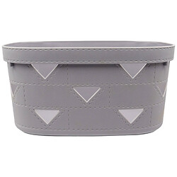 Корзина для хранения мелочей пластиковая без крышки с ручками, 24,5х16,8х11,8 см