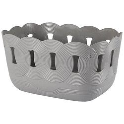 Корзина для хранения мелочей пластиковая прямоугольная, 25х18,5х14 см