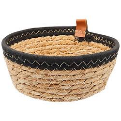 Кошик для зберігання речей текстильний плетений круглий, 18х18 см, мікс