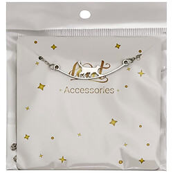 Ланцюжок на шию жіночий металевий з підвіскою "Котик"