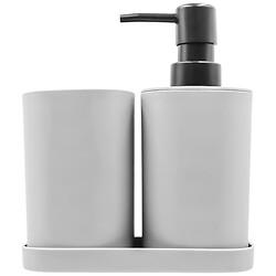 Набір аксесуарів для ванної кімнати пластиковий Bathroom Solutions, 3 предмети