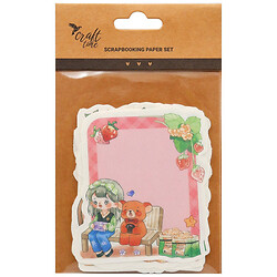 Набір декору для скрапбукінгу паперовий Craft time, мікс