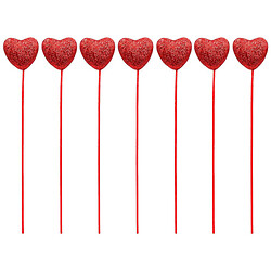 Набор декора на палочке "Сердца"
