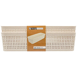 Набор корзин для хранения пластиковых Storage Solutions, 25,3х13,3 см