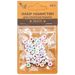 Набор бусин для создания украшений Craft time "Сердца"