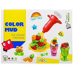 Набор теста для лепки с инструментами "Мороженое"