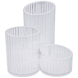 Органайзер для мелочей пластиковый Eleganza прозрачный, 3 отдела