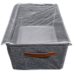 Органайзер для хранения вещей с прозрачной однотонной крышкой