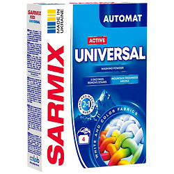 Порошок для стирки автомат SARMIX Active Universal, 300 г