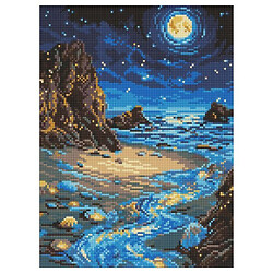 Алмазная мозаика "Сияющий берег", 30х40см, Ідейка