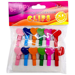 Деревянные декоративные зажимы, 12 шт., Mic