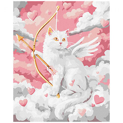 Картина по номерам "Кошачий Купидон", 40х50см, Ідейка