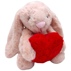 Мягкая игрушка "Зайка с сердцем", 23 см, Копиця