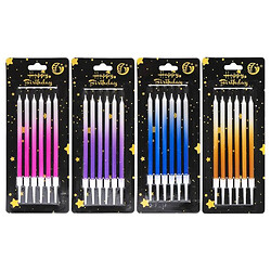 Набор свечей для торта, 6 шт, микс, Mic