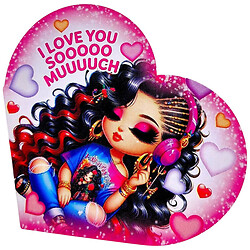 Открытка поздравительная "Валентинка", 13,1х7,1 см, 10 штук, FIESTA