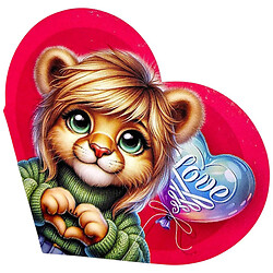 Открытка поздравительная "Валентинка", 13,1х7,1 см, 10 штук, FIESTA